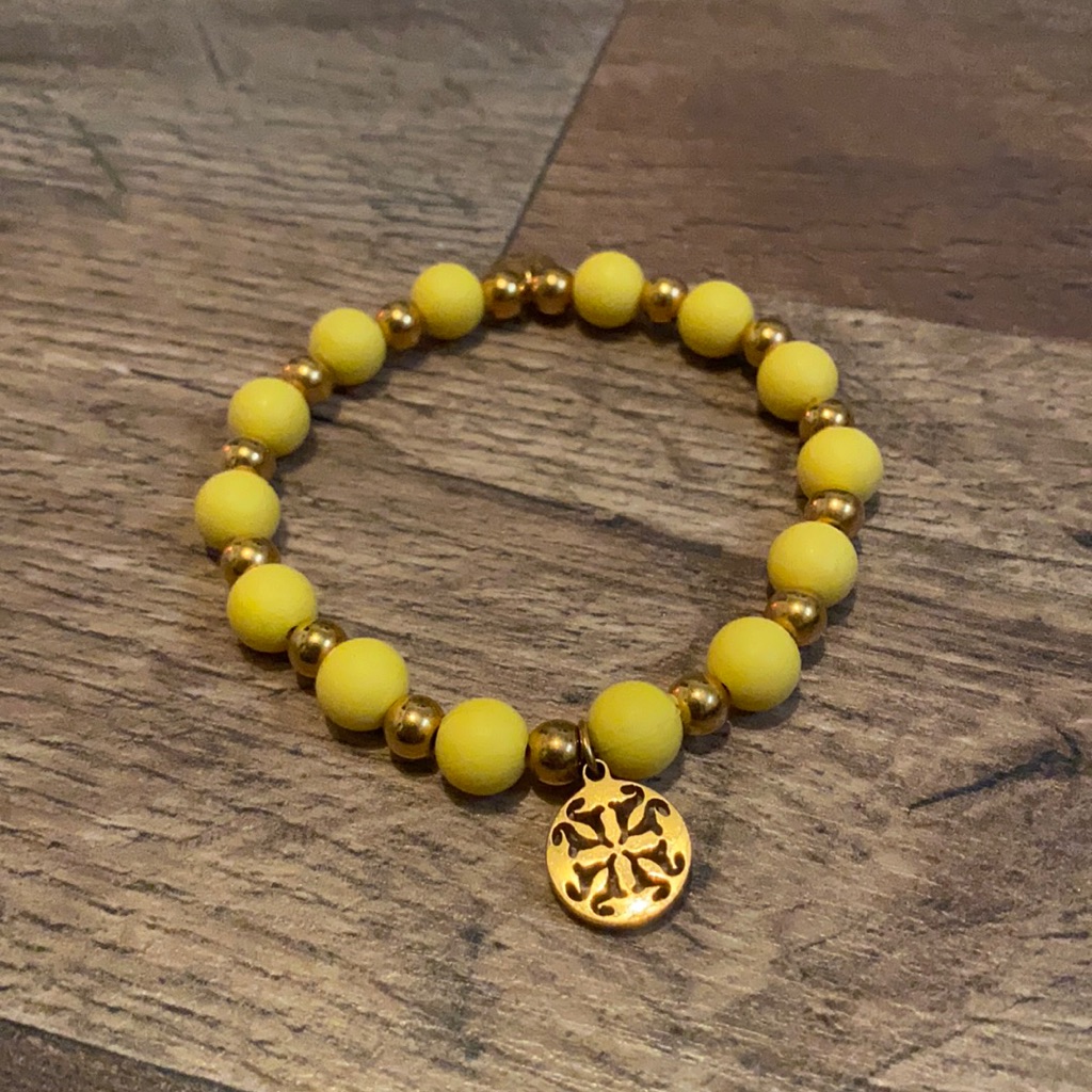 Yellow Rustic Cuff